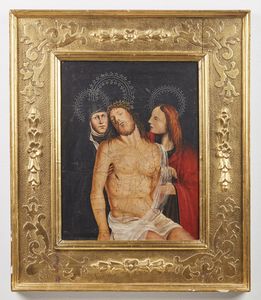 ARTISTA DEL XIX SECOLO : Deposizione con la Vergine e San Giovanni  - Asta Asta 367 | ARTE ANTICA E DEL XIX SECOLO Virtuale - Associazione Nazionale - Case d'Asta italiane