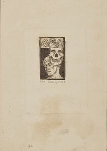LYONS (XX SECOLO) TOM : Il giovane e la Morte  - Asta Asta 367 | ARTE ANTICA E DEL XIX SECOLO Virtuale - Associazione Nazionale - Case d'Asta italiane