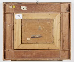 ARTISTA DEL XIX SECOLO : Marina con barca e personaggi  - Asta Asta 367 | ARTE ANTICA E DEL XIX SECOLO Virtuale - Associazione Nazionale - Case d'Asta italiane