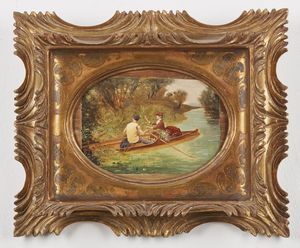 SCALBERT JULES (1851 - 1928) : Fiori di campo  - Asta Asta 367 | ARTE ANTICA E DEL XIX SECOLO Virtuale - Associazione Nazionale - Case d'Asta italiane