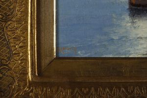 CAVALLERI GIOVANNI (1858 - 1934) : Gruppo di tre opere raffigurati marine con barche  - Asta Asta 367 | ARTE ANTICA E DEL XIX SECOLO Virtuale - Associazione Nazionale - Case d'Asta italiane