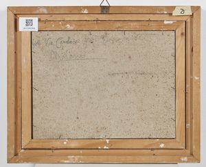 SOLENGHI  GIUSEPPE (1879 - 1944) : Paesaggio innevato con carrozza e personaggio  - Asta Asta 367 | ARTE ANTICA E DEL XIX SECOLO Virtuale - Associazione Nazionale - Case d'Asta italiane