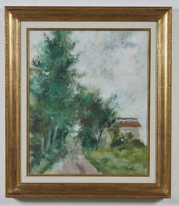 RESTELLINI GIAN PIETRO (1895 - 1978) : Sentiero  - Asta Asta 367 | ARTE ANTICA E DEL XIX SECOLO Virtuale - Associazione Nazionale - Case d'Asta italiane