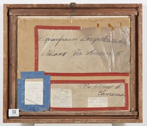 CAMPESTRINI GIANFRANCO (1901 - 1979) : Paesaggio marino con natura morta di fiori, limoni e calice  - Asta Asta 367 | ARTE ANTICA E DEL XIX SECOLO Virtuale - Associazione Nazionale - Case d'Asta italiane