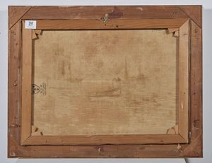 ARNOLD-GRABON GEORG (1896 - 1982) : Marina con barche  - Asta Asta 367 | ARTE ANTICA E DEL XIX SECOLO Virtuale - Associazione Nazionale - Case d'Asta italiane