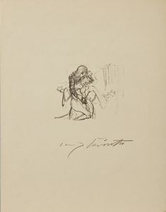CORINTH LOVIS (1858 - 1925) - Illustrazione per Die Frau Konnetable
