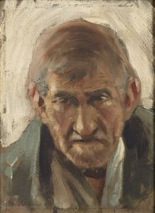 BERALDINI ETTORE (1887 - 1965) - Ritratto di anziano