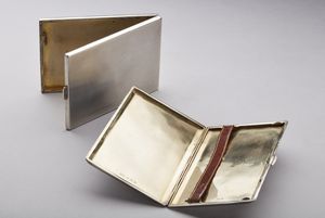 ARGENTIERE DEL XIX-XX SECOLO : Lotto composto da 8 contenitori e portasigarette in argento  - Asta Asta 367 | ARTE ANTICA E DEL XIX SECOLO Virtuale - Associazione Nazionale - Case d'Asta italiane