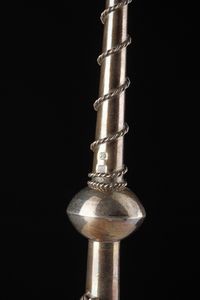 ARGENTIERE RUSSO DEL XIX SECOLO : Yad Torah con stemma imperiale russo.  - Asta Asta 367 | ARTE ANTICA E DEL XIX SECOLO Virtuale - Associazione Nazionale - Case d'Asta italiane