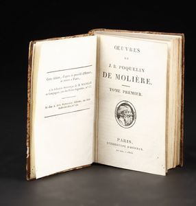 MANIFATTURA DEL XIX SECOLO : Oeuvres de J.B. Poquelin de Molire, tome sixime  - Asta Asta 367 | ARTE ANTICA E DEL XIX SECOLO Virtuale - Associazione Nazionale - Case d'Asta italiane