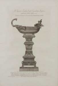 PIRANESI GIOVANNI BATTISTA (1720 - 1778) - Profili di nave antica