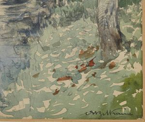 BELTRAME ACHILLE (1871 - 1945) : L'abbeverata del satiro  - Asta Asta 367 | ARTE ANTICA E DEL XIX SECOLO Virtuale - Associazione Nazionale - Case d'Asta italiane