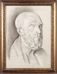 ARTISTA DEL XIX-XX SECOLO : Busto del filosofo Crisippo  - Asta Asta 367 | ARTE ANTICA E DEL XIX SECOLO Virtuale - Associazione Nazionale - Case d'Asta italiane