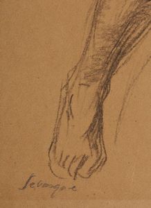 LEBASQUE HENRI (1865 - 1937) : Nudo di fanciulla  - Asta Asta 367 | ARTE ANTICA E DEL XIX SECOLO Virtuale - Associazione Nazionale - Case d'Asta italiane