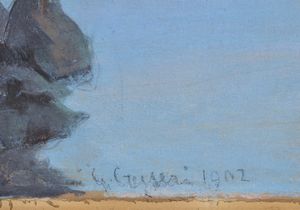 CRESSERI GAETANO (1870 - 1933) : Paesaggio innevato  - Asta Asta 367 | ARTE ANTICA E DEL XIX SECOLO Virtuale - Associazione Nazionale - Case d'Asta italiane