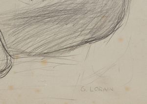 LORAIN GUSTAVE (1882 - 1965) : Nudo femminile  - Asta Asta 367 | ARTE ANTICA E DEL XIX SECOLO Virtuale - Associazione Nazionale - Case d'Asta italiane