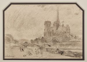 LEBOURG ALBERT MARIE (1849 - 1928) - Notre Dame
