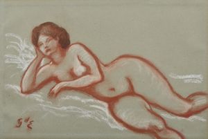 D'ESPAGNAT GEORGE  (1870 - 1950) - Nudo femminile