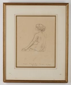 PASCIN JULES (1885 - 1930) : Nudo femminile  - Asta Asta 367 | ARTE ANTICA E DEL XIX SECOLO Virtuale - Associazione Nazionale - Case d'Asta italiane
