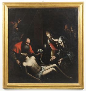 CAMBIASO LUCA (1527 - 1585) : Deposizione di Cristo  - Asta Asta 367 | ARTE ANTICA E DEL XIX SECOLO Virtuale - Associazione Nazionale - Case d'Asta italiane