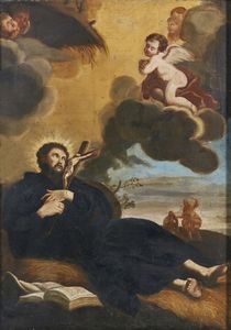 ARTISTA SPAGNOLO DEL XVII SECOLO - Morte di San Francesco Saverio