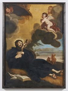 ARTISTA SPAGNOLO DEL XVII SECOLO : Morte di San Francesco Saverio  - Asta Asta 367 | ARTE ANTICA E DEL XIX SECOLO Virtuale - Associazione Nazionale - Case d'Asta italiane