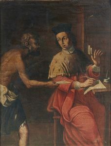Scuola emiliana del XVII secolo - San Giovanni Nepomuceno