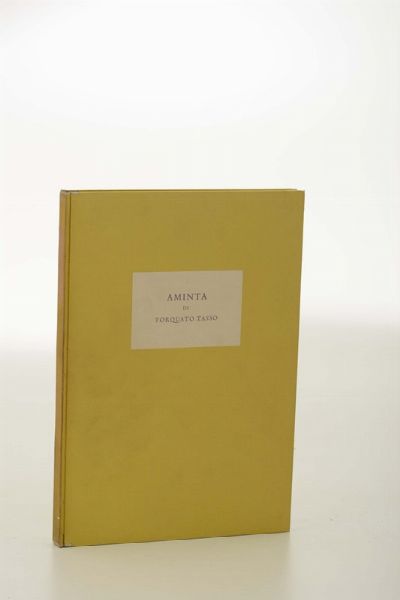 Aminta di Torquato tasso, Verona, Mardesteig, 1939  - Asta Libri Antichi e Rari - Associazione Nazionale - Case d'Asta italiane