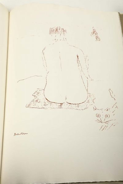 Sei poesie e sei disegni all'acquaforte, Franco Riva (n. 16/75), Verona, 1976  - Asta Libri Antichi e Rari - Associazione Nazionale - Case d'Asta italiane