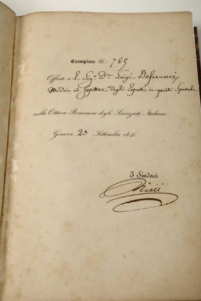 Descrizione di Genova e del genovesato, voll. I-III, Genova, Ferrando, 1846  - Asta Libri Antichi e Rari - Associazione Nazionale - Case d'Asta italiane