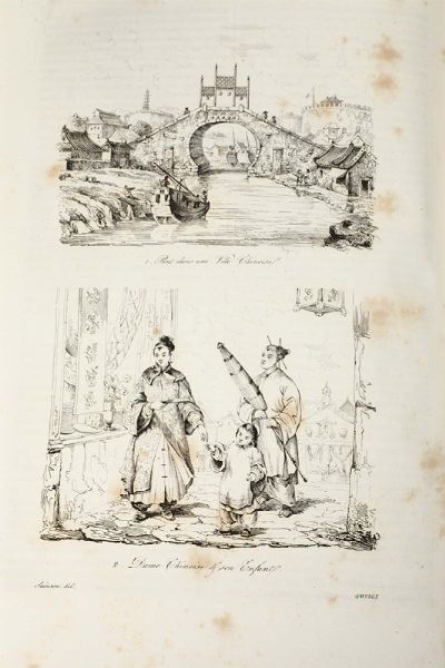 Voyage pittoresque autour du monde..., Paris, Tenr, 1834, due volumi  - Asta Libri Antichi e Rari - Associazione Nazionale - Case d'Asta italiane