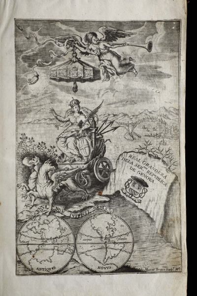 Real Grandezza della Serenissima Repubblica di Genova...Genova, Tiboldi, 1669  - Asta Libri Antichi e Rari - Associazione Nazionale - Case d'Asta italiane
