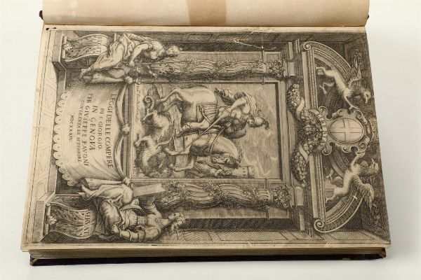 Leggi delle compere di san Giorgio in Genova, Genova, Pavoni, 1634  - Asta Libri Antichi e Rari - Associazione Nazionale - Case d'Asta italiane