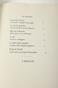 Sei poesie e sei disegni all'acquaforte, Franco Riva (n. 16/75), Verona, 1976  - Asta Libri Antichi e Rari - Associazione Nazionale - Case d'Asta italiane