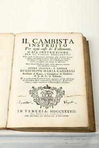 Il cambiata istruito..., Venezia, Piacentini, 1737  - Asta Libri Antichi e Rari - Associazione Nazionale - Case d'Asta italiane