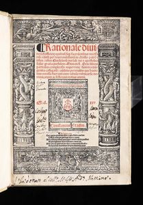 Rationale diuinorum officiorum sacerdotibus..., Lione, Anton Blanchard, 1525  - Asta Libri Antichi e Rari - Associazione Nazionale - Case d'Asta italiane