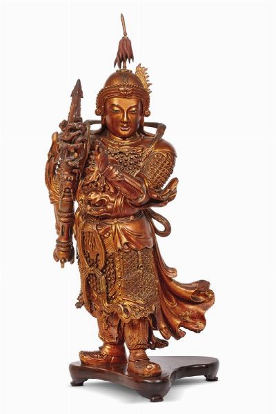 SCULTURA, CINA, DINASTIA QING SEC. XVIII-XIX  - Asta Arte orientale | 东方艺术   - Associazione Nazionale - Case d'Asta italiane