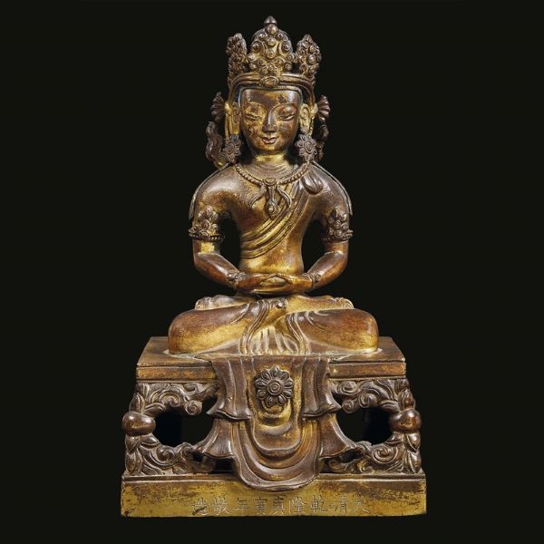 SCULTURA, CINA, DINASTIA QING, SEC. XVIII  - Asta Arte orientale | 东方艺术   - Associazione Nazionale - Case d'Asta italiane