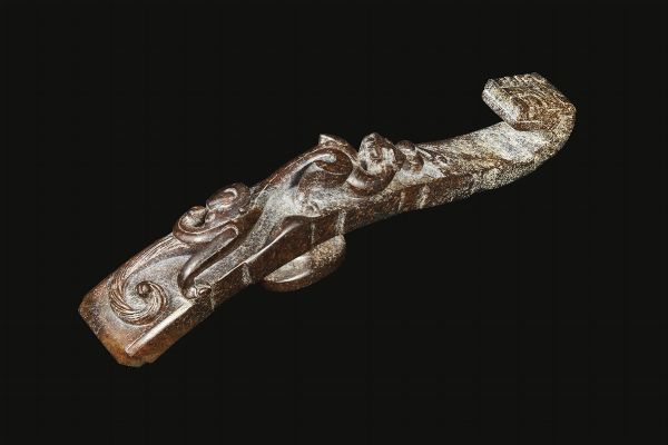 FIBBIA, CINA, DINASTIA MING, SEC. XVI  - Asta Arte orientale | 东方艺术   - Associazione Nazionale - Case d'Asta italiane