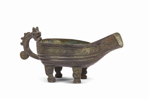 YI, CINA, DINASTIA ZHOU, SEC.XII-VII    a.C.  - Asta Arte orientale | 东方艺术   - Associazione Nazionale - Case d'Asta italiane