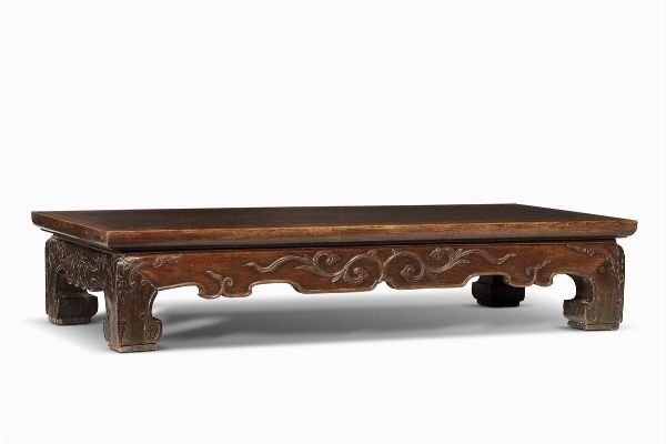 TAVOLO, CINA, DINASTIA QING, SEC. XIX  - Asta Arte orientale | 东方艺术   - Associazione Nazionale - Case d'Asta italiane