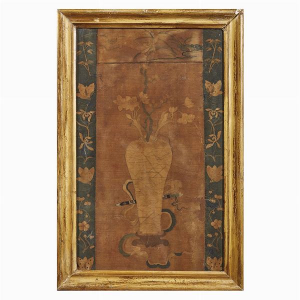COPPIA DI TESSUTI, CINA, DINASTIA YUAN-MING,   SEC. XIII-XVI  - Asta Arte orientale | 东方艺术   - Associazione Nazionale - Case d'Asta italiane