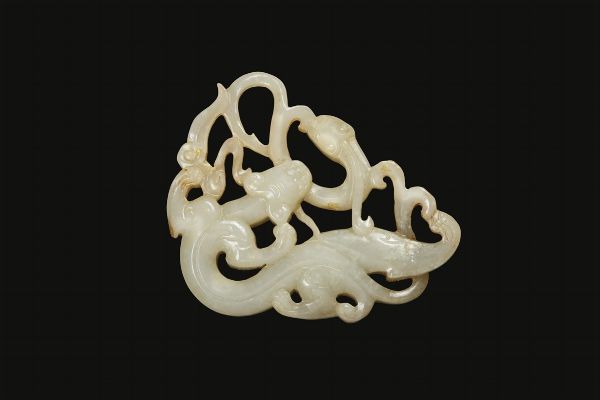 INTAGLIO, CINA, DINASTIA MING, SEC. XVI  - Asta Arte orientale | 东方艺术   - Associazione Nazionale - Case d'Asta italiane