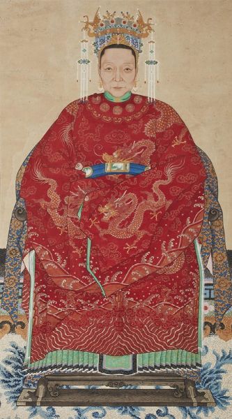 DIPINTO, CINA, DINASTIA QING, SEC. XVIII-XIX  - Asta Arte orientale | 东方艺术   - Associazione Nazionale - Case d'Asta italiane