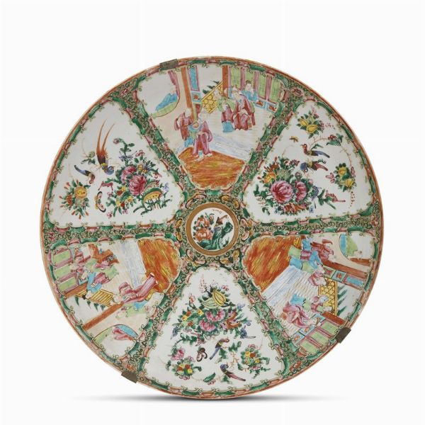 PIATTO, CINA, DINASTIA QING, SEC. XIX  - Asta Arte orientale | 东方艺术   - Associazione Nazionale - Case d'Asta italiane