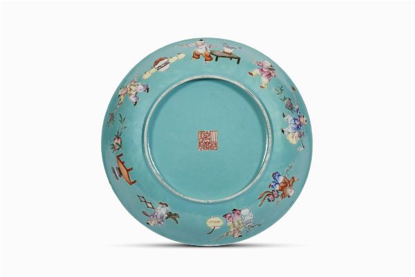 PIATTO, CINA,   PERIODO REPUBBLICA, 1912-1949  - Asta Arte orientale | 东方艺术   - Associazione Nazionale - Case d'Asta italiane