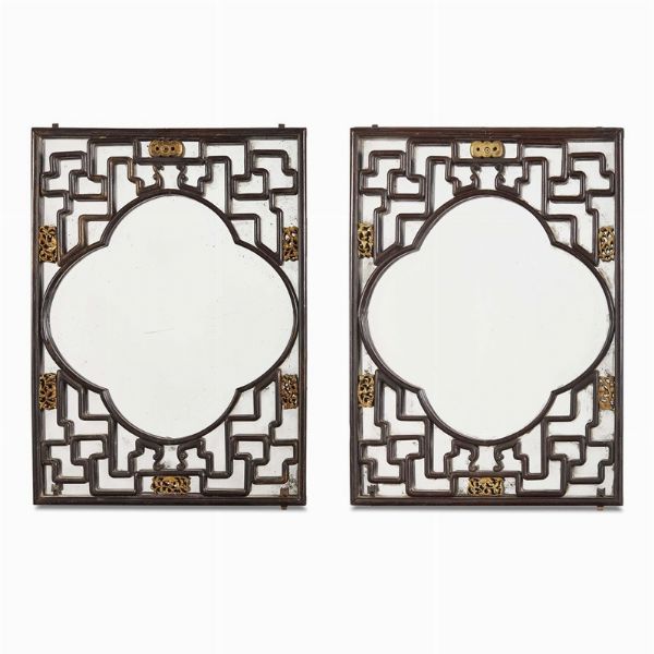 COPPIA DI SPECCHIERE, CINA SEC. XX  - Asta Arte orientale | 东方艺术   - Associazione Nazionale - Case d'Asta italiane
