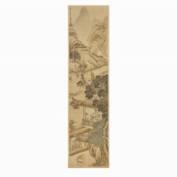 DISEGNO, CINA TARDA DINASTIA QING, SEC. XIX-XX  - Asta Arte orientale | 东方艺术   - Associazione Nazionale - Case d'Asta italiane