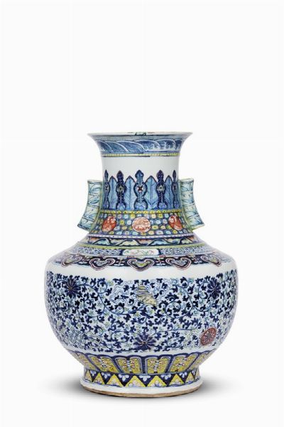 VASO, CINA, DINASTA QING, SEC.XIX  - Asta Arte orientale | 东方艺术   - Associazione Nazionale - Case d'Asta italiane