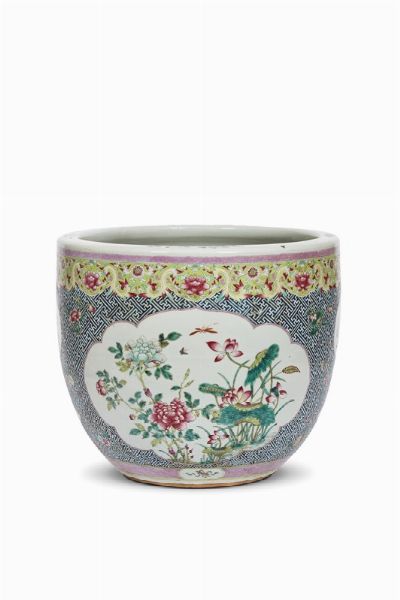 VASCA DA PESCI, CINA, DINASTICA QING, SEC. XIX  - Asta Arte orientale | 东方艺术   - Associazione Nazionale - Case d'Asta italiane